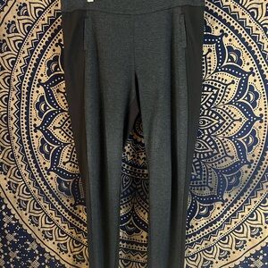 Soho Apparel Black and Gray Patterned Pants
